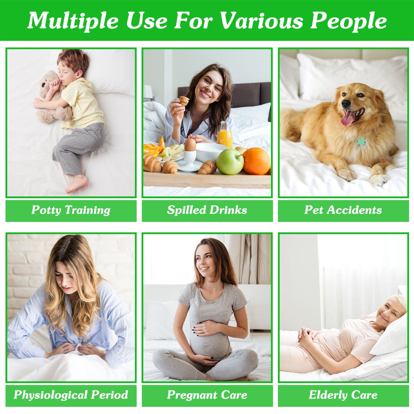 Full Size Waterproof Mattress Protector Breathable Soft Cotton Mattress Pad Cover With Elastic Deep Pocket Up To 11in Noiseless Machine Washable Beddi