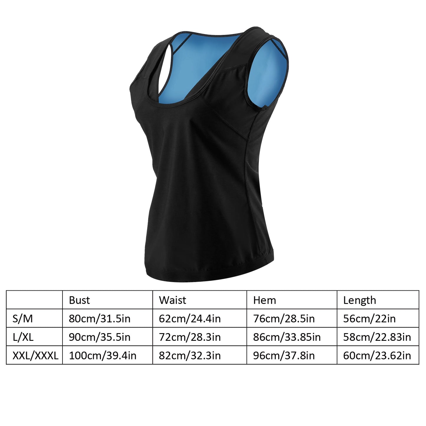 Women Sweat Vest Waist Trainer Shaper Heat Trapping Pullover Sweat Gym Vest Slimmer Sauna suits Sweat Body Shaper Vest