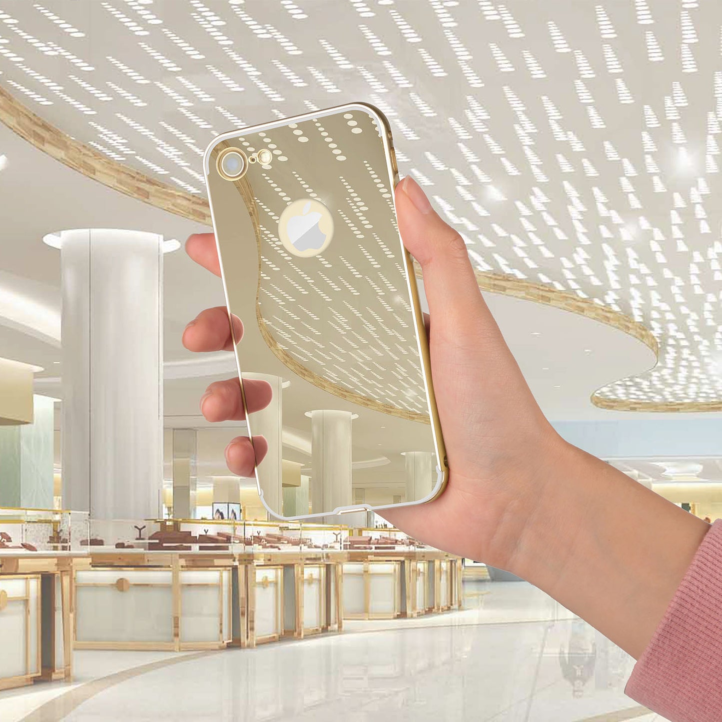 Slim Shock-resistant Mirror Case For iPhone 7 Plus