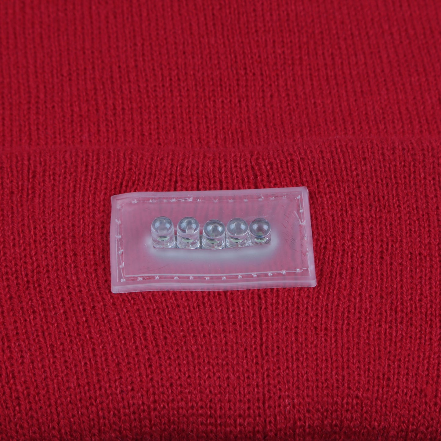 Unisex 5 LED Knitted Beanie Winter Warm Hat Camping Jogging Running Cap Headlamp