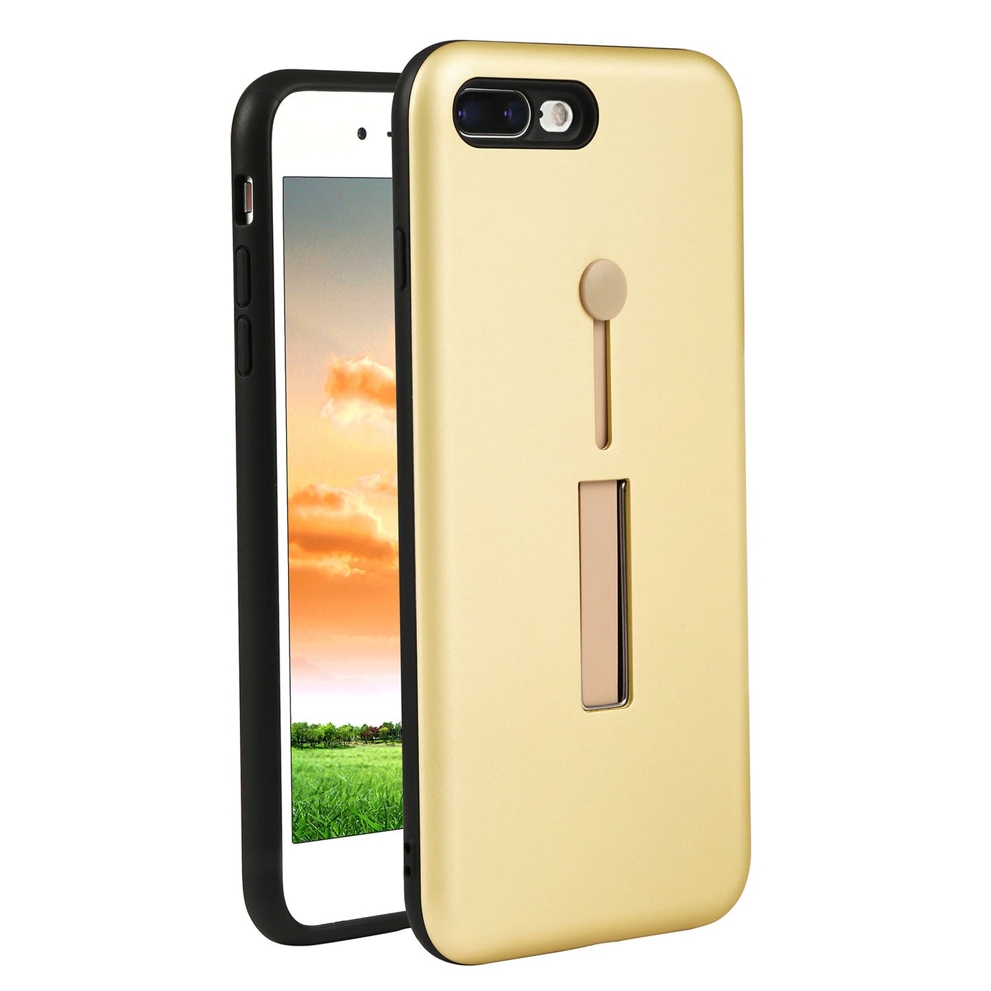 Rugged Slim Snap-on iPhone 8 Plus Case with Stand