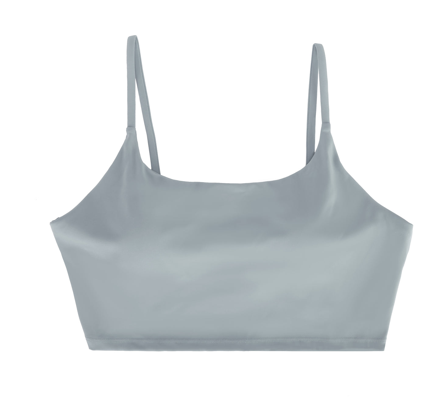 Women Strap Sport Bras Padded StrappyÊCrop Square Neck Low Impact Bras SexyÊFitnessÊTank Tops with Removable Pads Flat Straps for Gym Yoga Workout Run