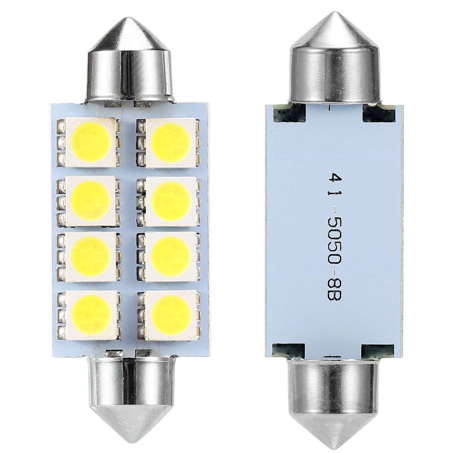 14Pcs T10/31mm/36mm/41mm/1156 Festoon LED Light Bulb Interior Dome Map LED Lights License Plate Trunk Side Positioning Lights 6000K White
