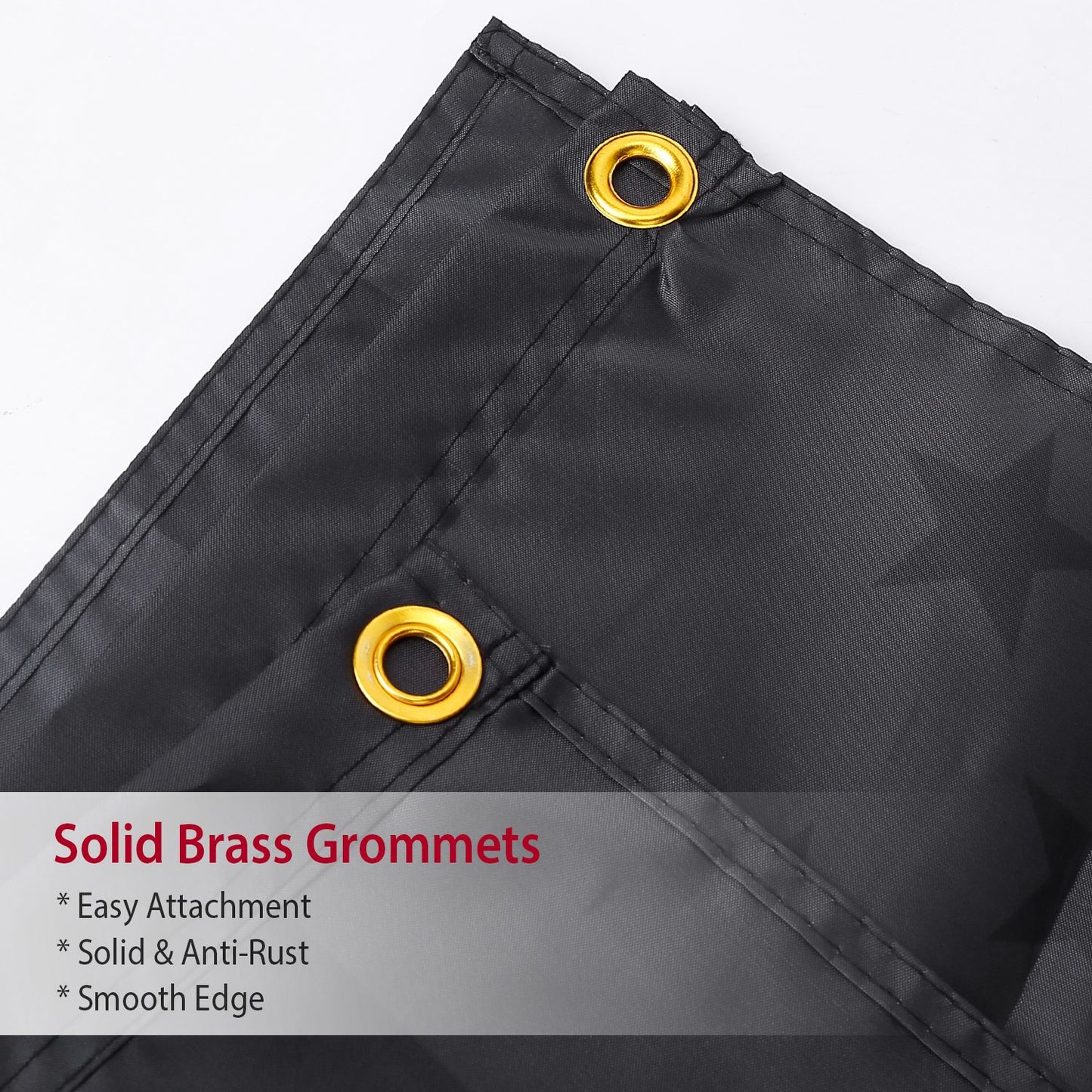 All Black American Flag 3x5FT UV Protection Black US Flag Double Side Printing Fade Resistant Black USA Flag with Brass Grommets