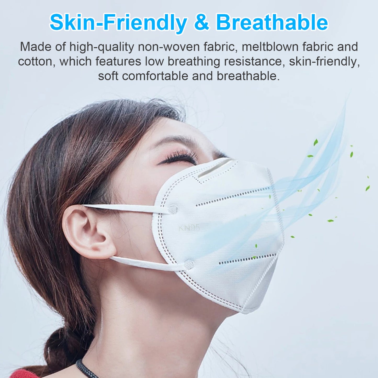 10 PCS Disposable KN95 Mask FFP2 Soft Breathable Protective Mask 95% Filtration Safety Masks Non-woven Fabric Face Mouth Mask
