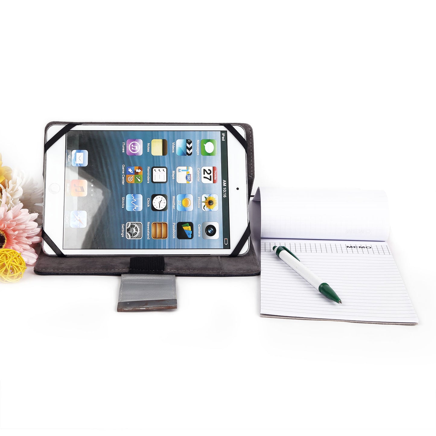 Padfolio Case For 7.9in Tablet PC Business Tablet Portfolio Organizer w/ Notepad Paper
