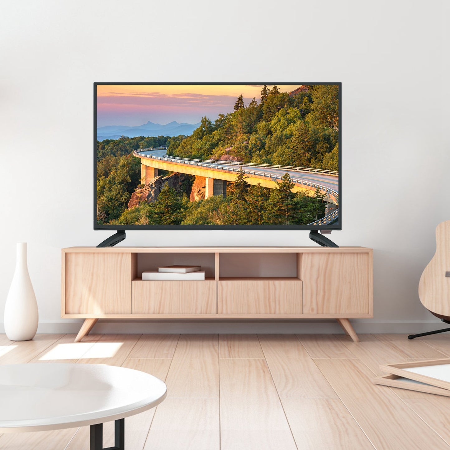 55 in 2K FHD Smart LED TV 3840 2160 3 HD IN & HD OUT Ports 2 USB Ports