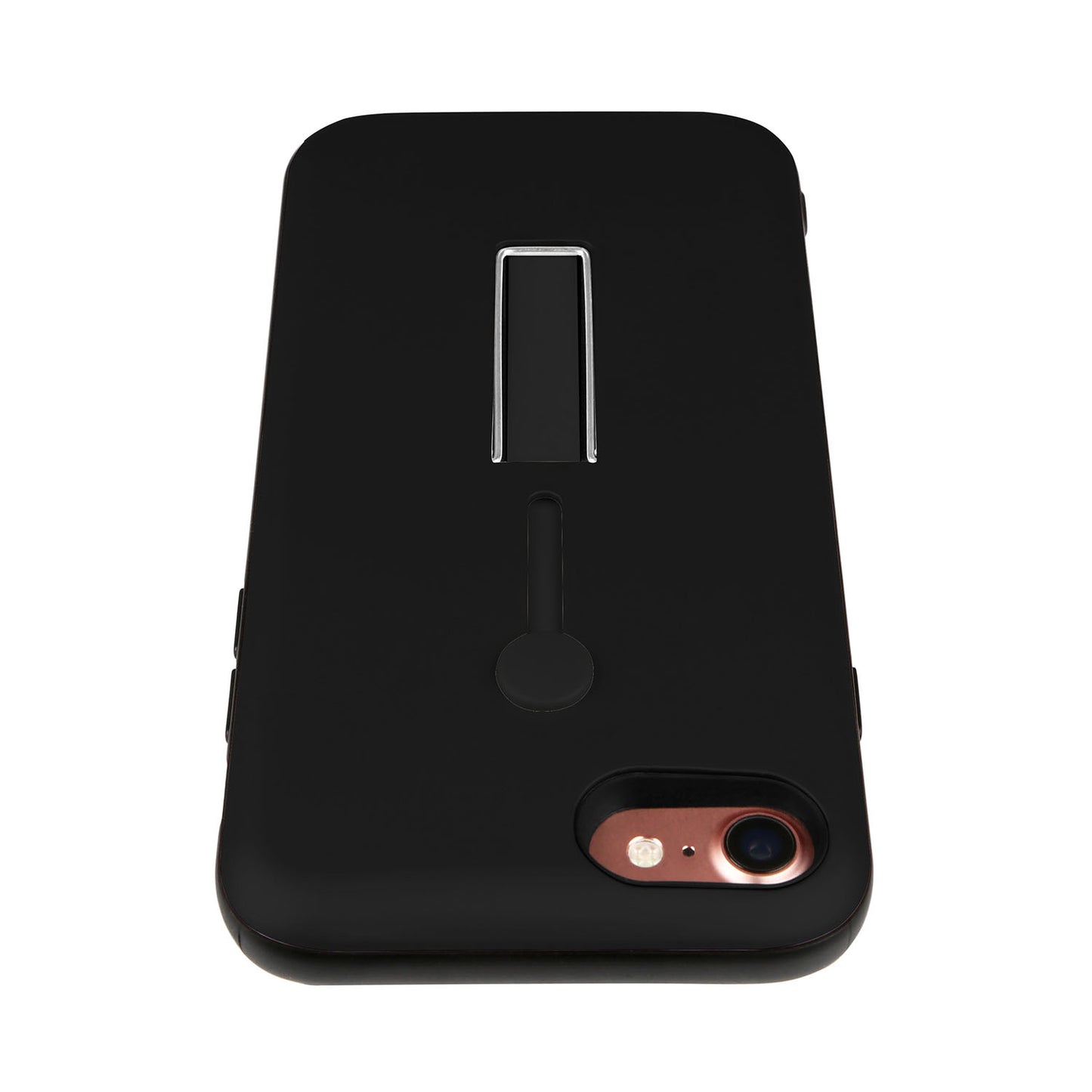 Finger Strap Phone Case for iPhone 8 Drop-prot ection Finger Ring Rugged Phone Case with Kickstand Dual Layer Case