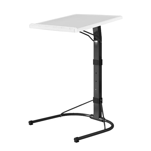 Folding Tray Table Portable Sofa TV Tray Laptop Desk C Side Adjustable Eating Dinner Coffee Table with 3 Adjustable Heights 3 Angles 55lbs Load Bearin