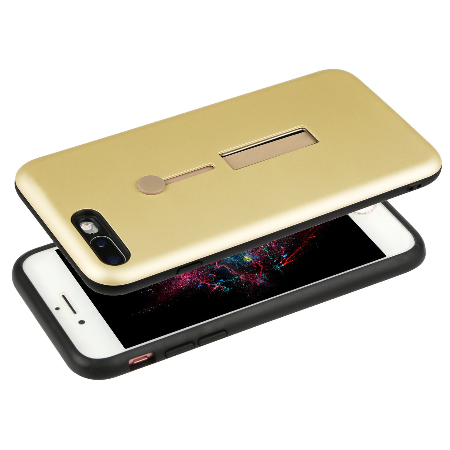 Rugged Slim Snap-on iPhone 8 Plus Case with Stand
