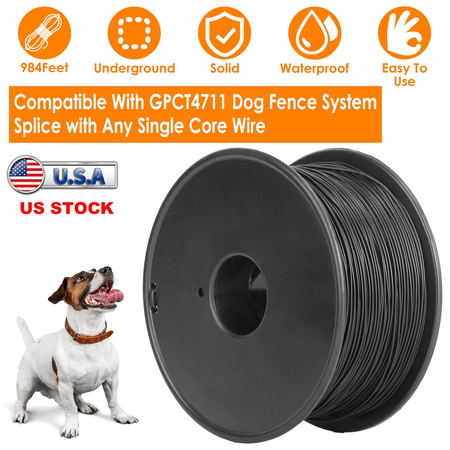 984Feet Underground Dog Fence Wire Boundary Wire for Dog Fence System