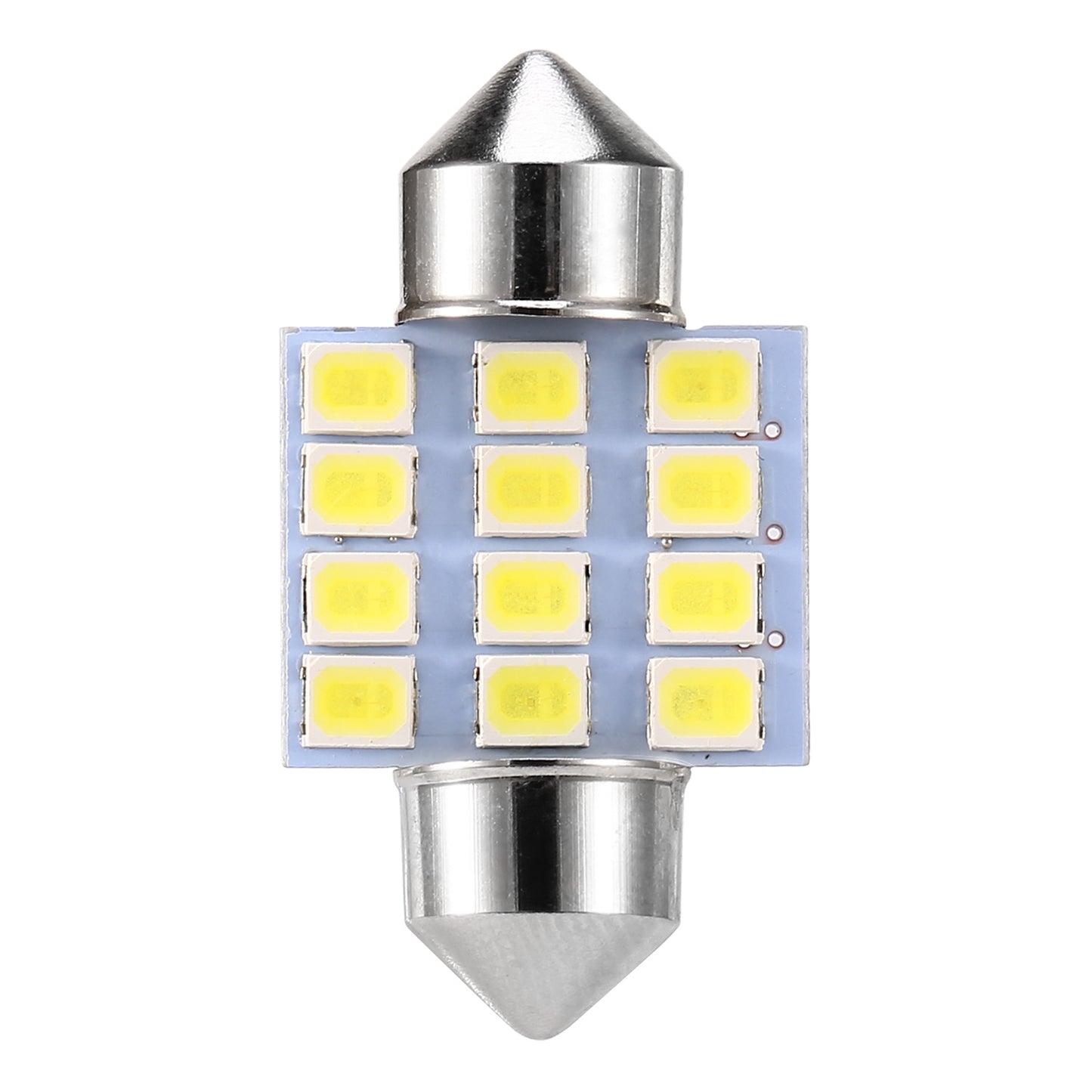 14Pcs T10 31mm 41mm Festoon LED Light Bulb Interior Dome Map LED Lights License Plate Trunk Side Positioning Lights 6000K White