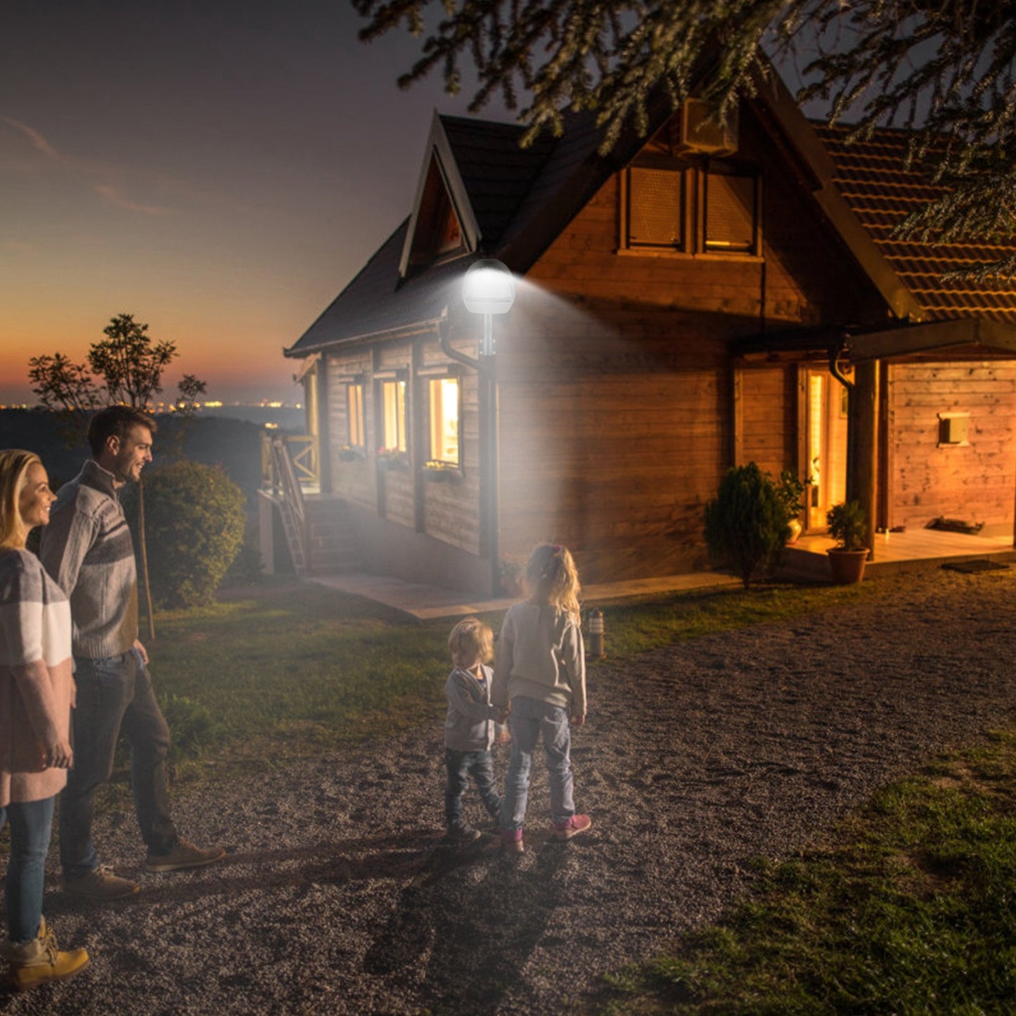 Wall Pack LED Lights 144LEDs Photocell Sensor Street Lamp IP65 Waterproof Outdoor Lighting 120¡Lighting Angle for Garage Garden Pathway