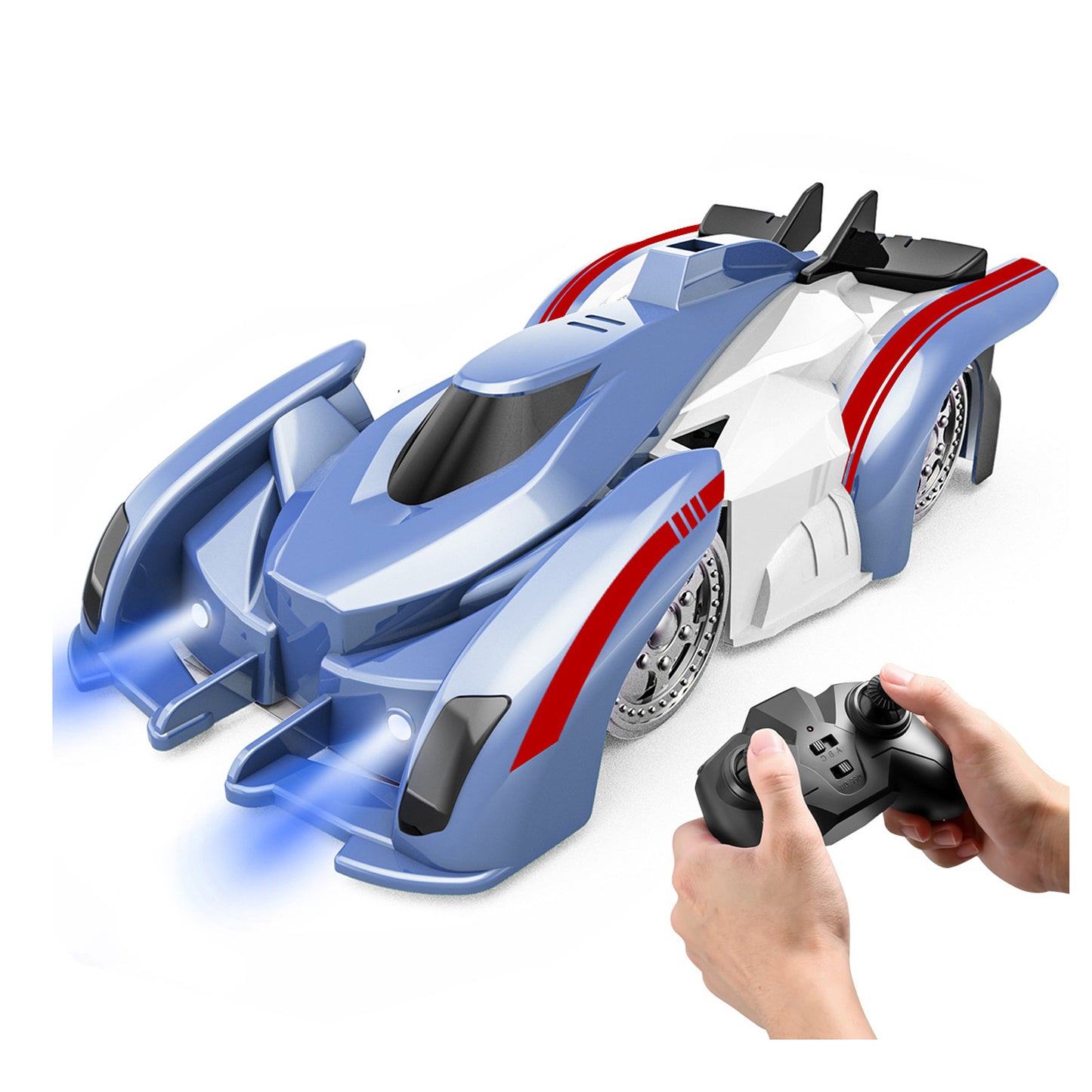 Electric Wall Climbing Car Toy 360¡ Rotating Shunt Car Remote Control Dual Mode RC Car Rechargeable Toy Car with Headlights Taillights Birthday Christ