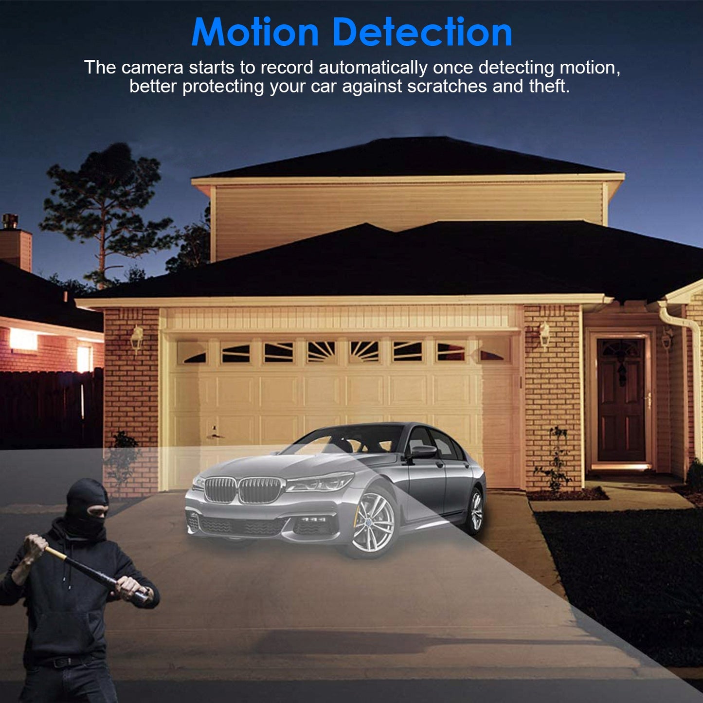 1080P Car DVR 3in Camera Dash Cam Camcorder Camera Recorder with 100¡ Angle Loop Recording Motion Detection