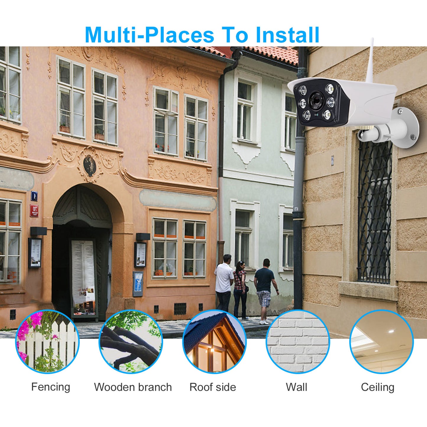 3 Packs Security Camera Wall Mount for Arlo 360¡Adjustable Camera Holder Garden Patio Screw Mount Universal Fit for 1/4" Imperial Standard Screw Inter