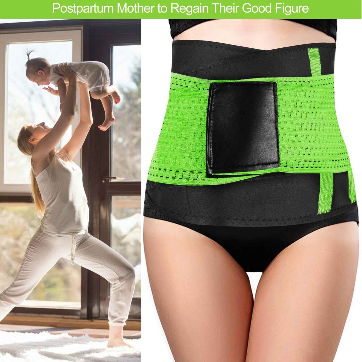 U-Shaped Slimming Waist Belt Body Abdominal Shapewear Sport Tummy Cincher Bands Office Ladies Postpartum Mothers