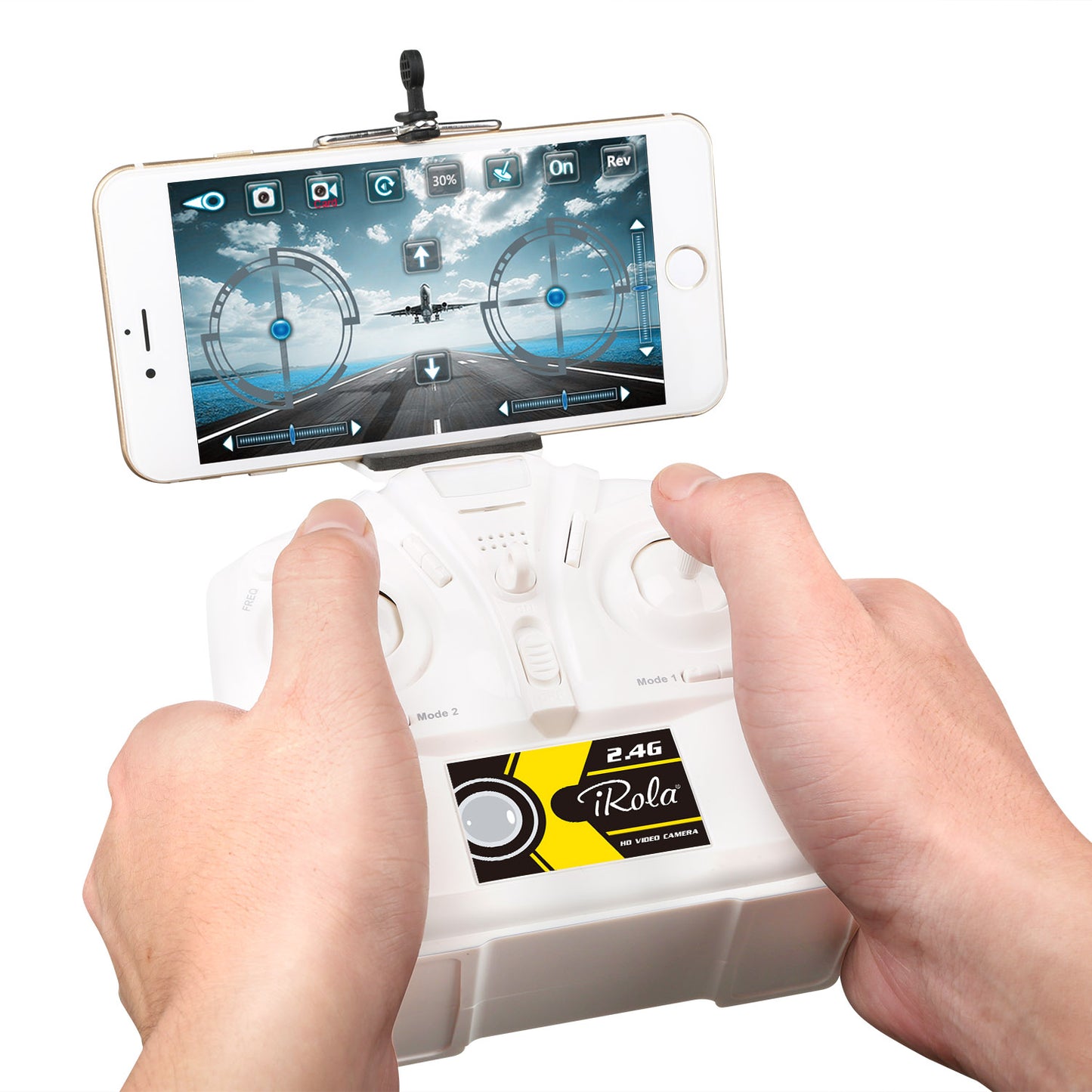 4.5 Ch 6 Axis Gyro 6 Motor 2.4Ghz RC WIFI FPV Quadcopter with HD Camera