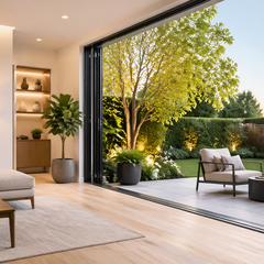 Modern living with seamless outdoor flow