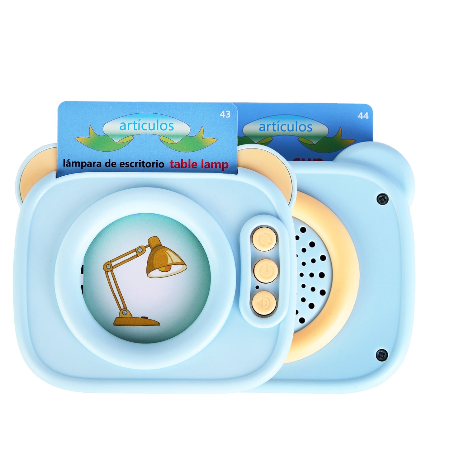Spanish & English Talking Flash Cards 224 Sight Words Bilingual Flash Cards Rechargeable Card Early Education Device Educational Toy for Boys Girls Ag