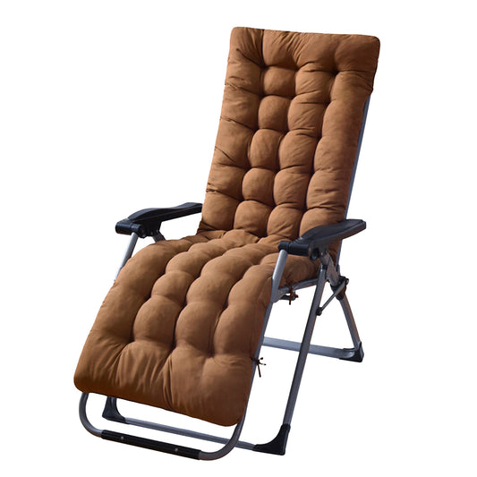 66.92x22.04in Thickened Chaise Lounger Cushion Recliner Rocking Chair Sofa Mat Deck Chair Cushion