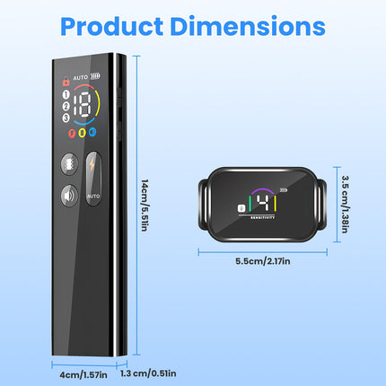 Dog Training Collar with Remote and Bark Control