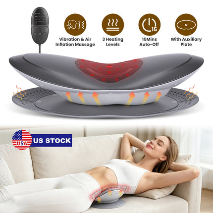 Electric Lumbar Traction Device with Heat & Massage