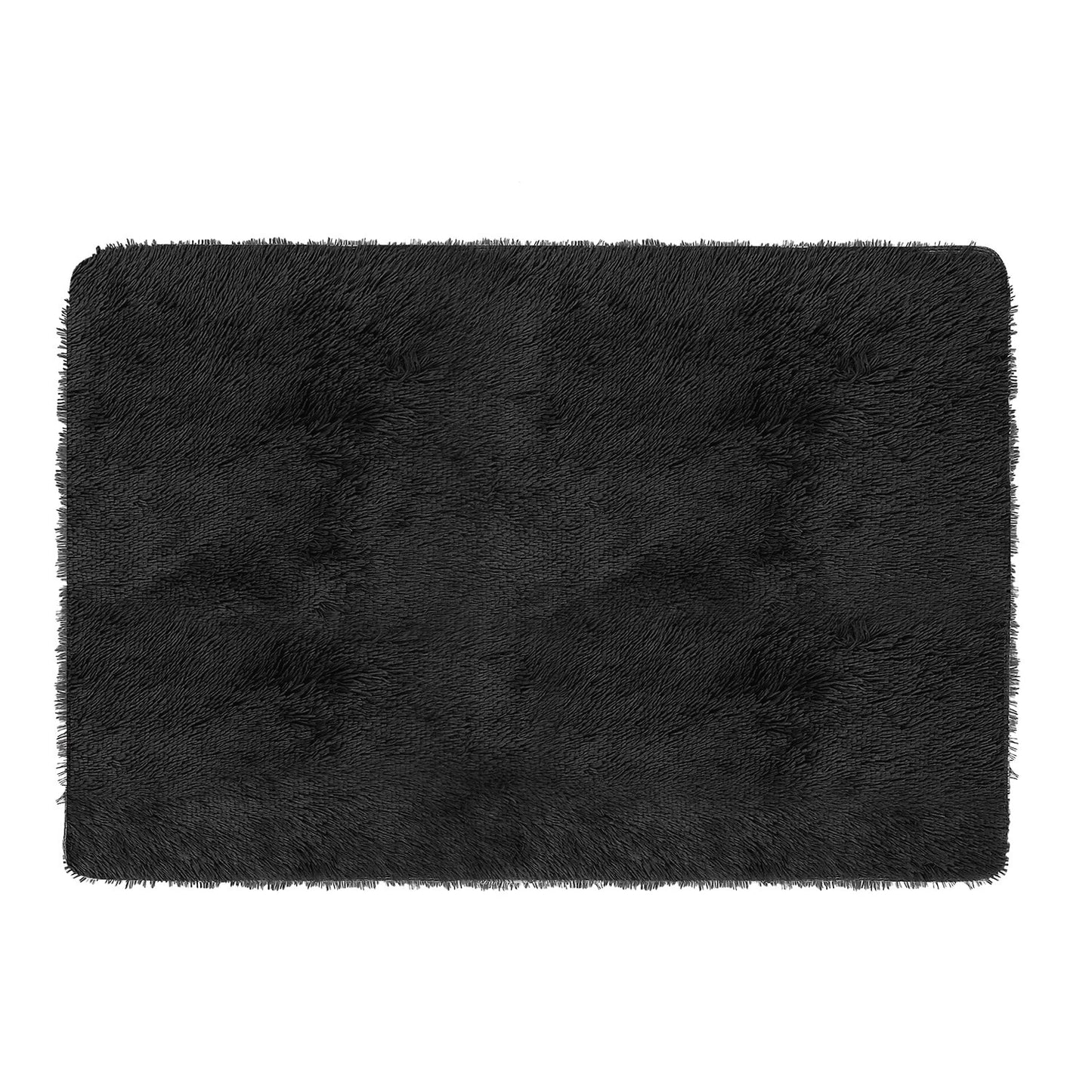 Fluffy Bedroom Rug 4Õ x 2.6Õ Anti-Skid Shaggy Area Rug Decorative Floor Carpet Mat for Nursery Bedroom Living Room