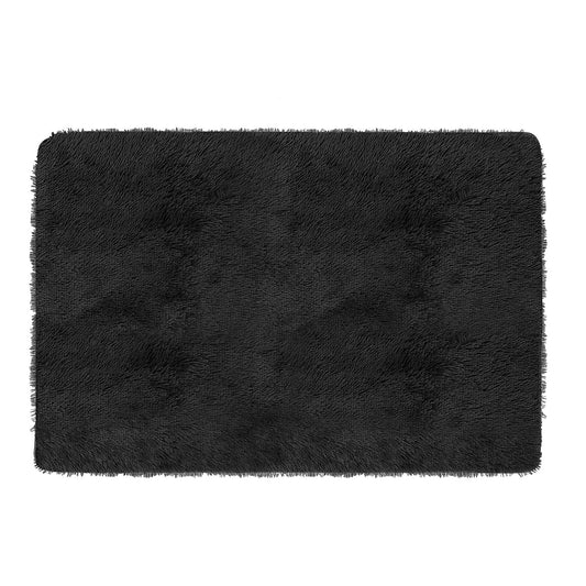 Fluffy Bedroom Rug 4Õ x 2.6Õ Anti-Skid Shaggy Area Rug Decorative Floor Carpet Mat for Nursery Bedroom Living Room