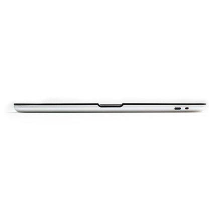 Wireless Keyboard with Aluminum Alloy Cover, Silver and Black Design