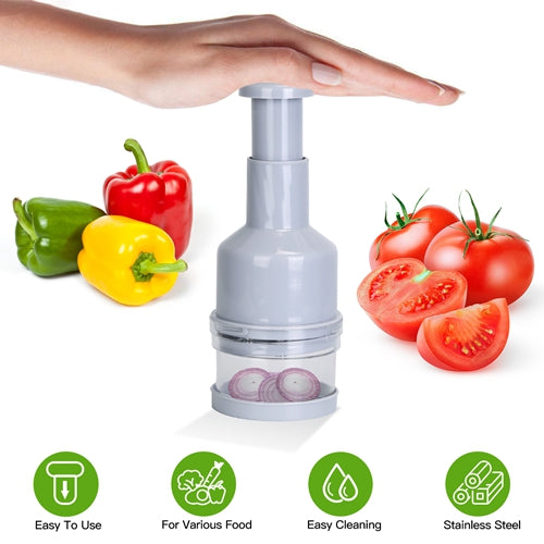 Manual Food Chopper – Vegetable Dicer & Garlic Mincer