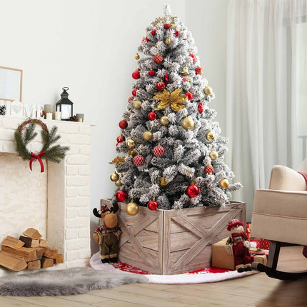 28.5 Inch Wooden Tree Collar Box for Indoor/Outdoor Use