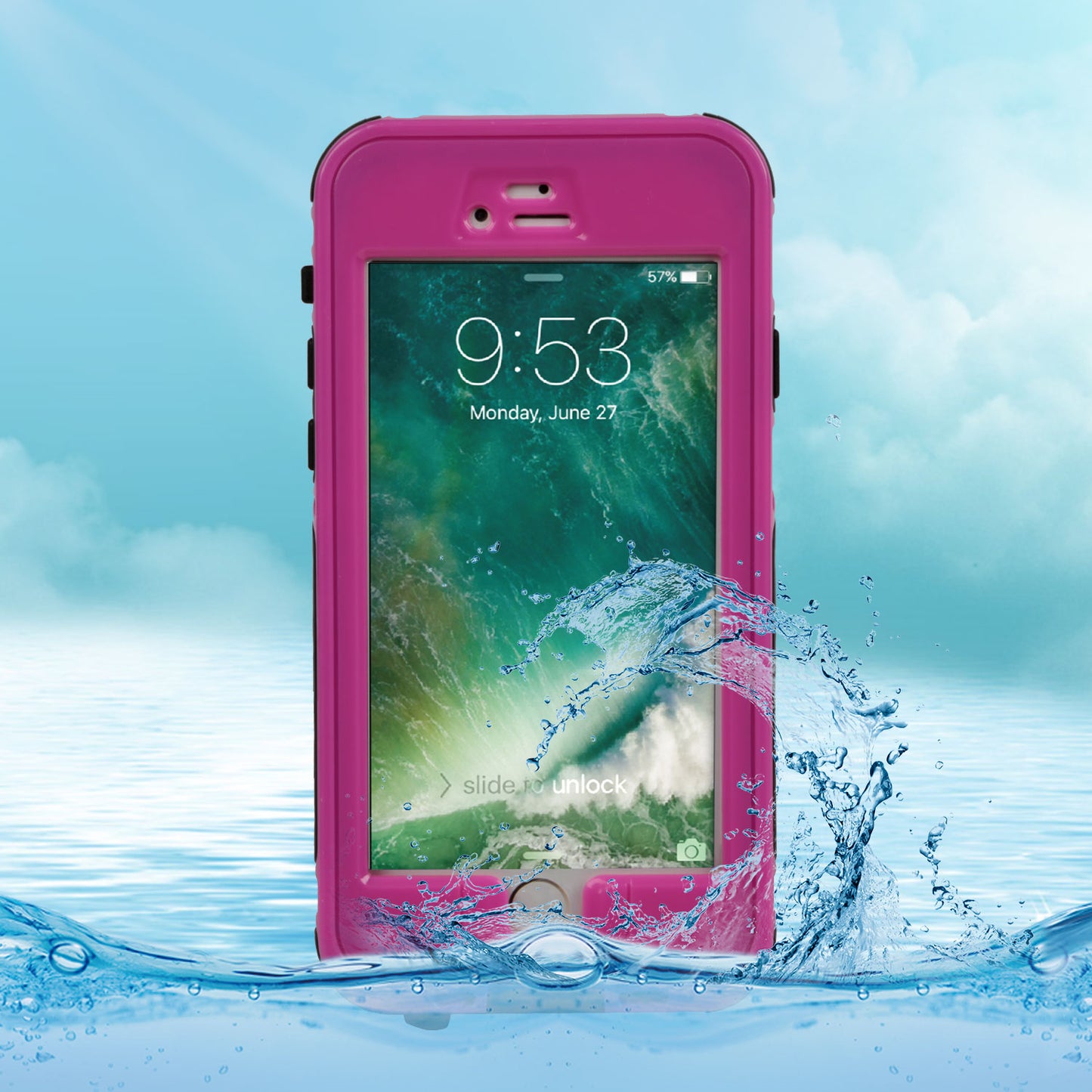 Rugged Water-proof Hybrid Full Cover Case For iPhone 7