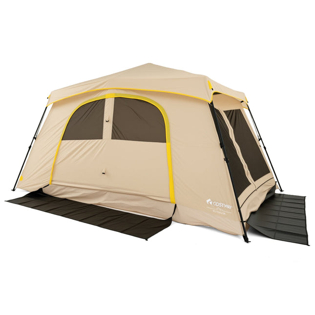 10 Person Instant Cabin Tent with Rainfly 13ft x 9ft