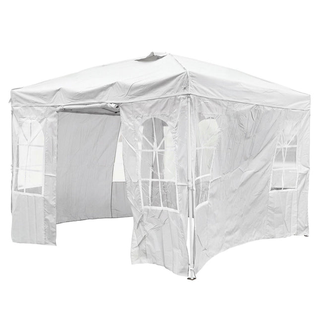 10x10 Pop Up Canopy Tent with Sidewalls & Adjustable Height