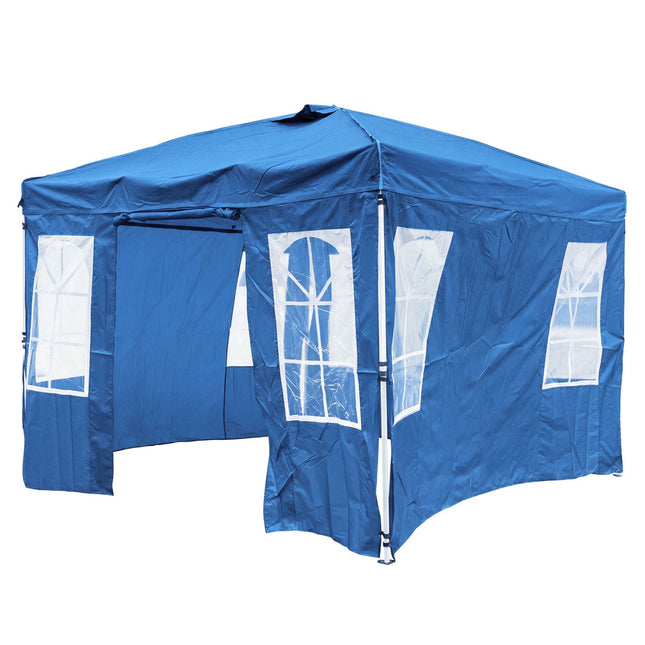 10x10 Pop Up Canopy Tent with Sidewalls & Adjustable Height