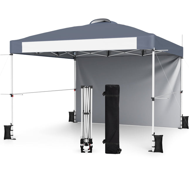 10x10 Pop-Up Canopy Tent with Roller Bag and Adjustable Height