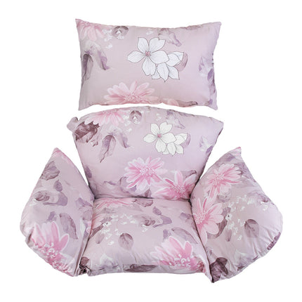 Egg Chair Cushion with Headrest - Thick Padded Swing Seat