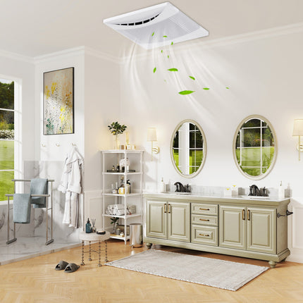 110 CFM Ceiling Mount Exhaust Ventilation Fan with Metal Housing