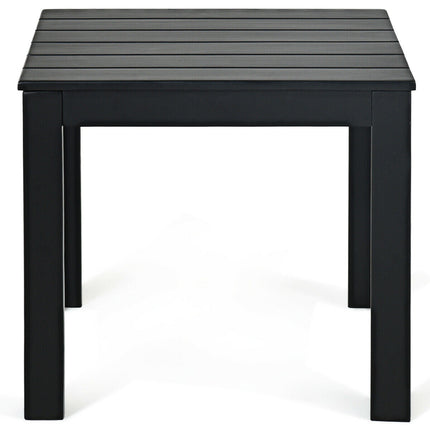 Wooden Square Patio Coffee Bistro Table