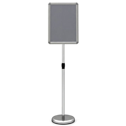 11x17 Adjustable Height Sign Holder Stand with Snap Frame