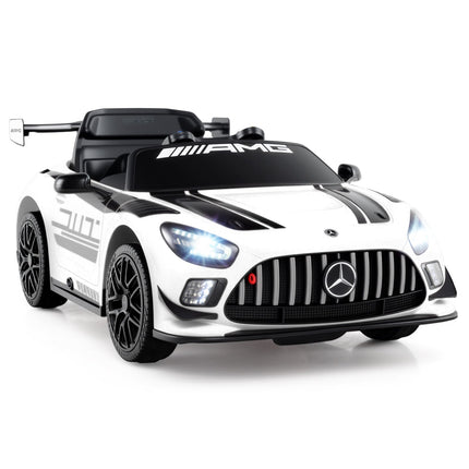 12V Kids Ride-On Car Mercedes-AMG GT3 Licensed with Adjustable Speed