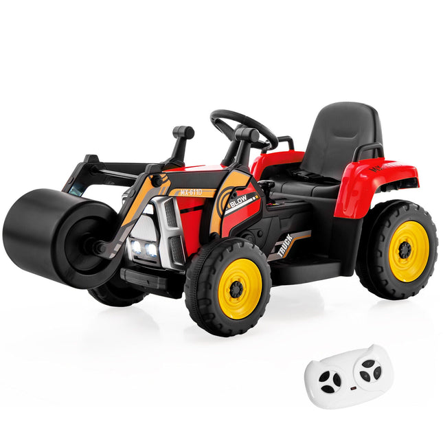 12V Kids Ride-On Road Roller with Remote Control