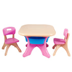 Piece Plastic Children Play Table & Chair Set