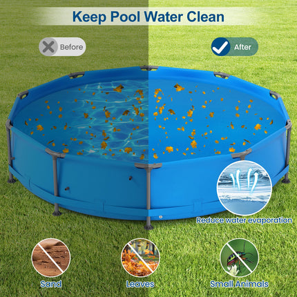 12 Foot Round Solar Pool Cover 12 Mil Blue