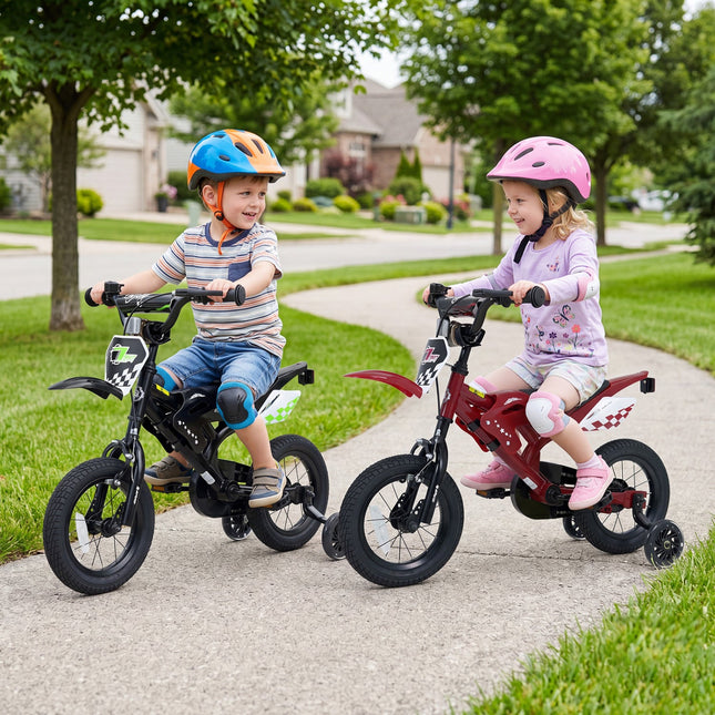 12 Inch Kids Bike with Training Wheels Ages 3-4