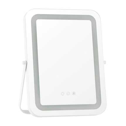 16 x 12 Inch Rectangular Vanity Makeup Mirror with 3 Color Dimmable Lighting