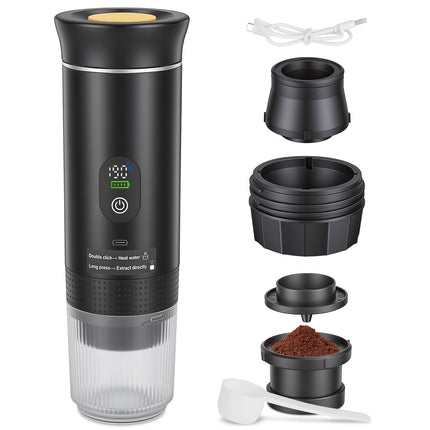 Portable Espresso Machine with Self-Heating & 7500mAh Battery