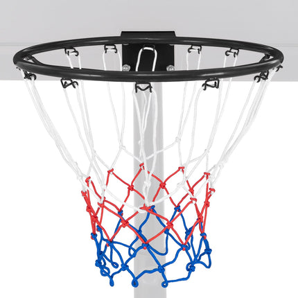 18 Inch Basketball Rim Goal Replacement with All Weather Net and Mounting Hardware