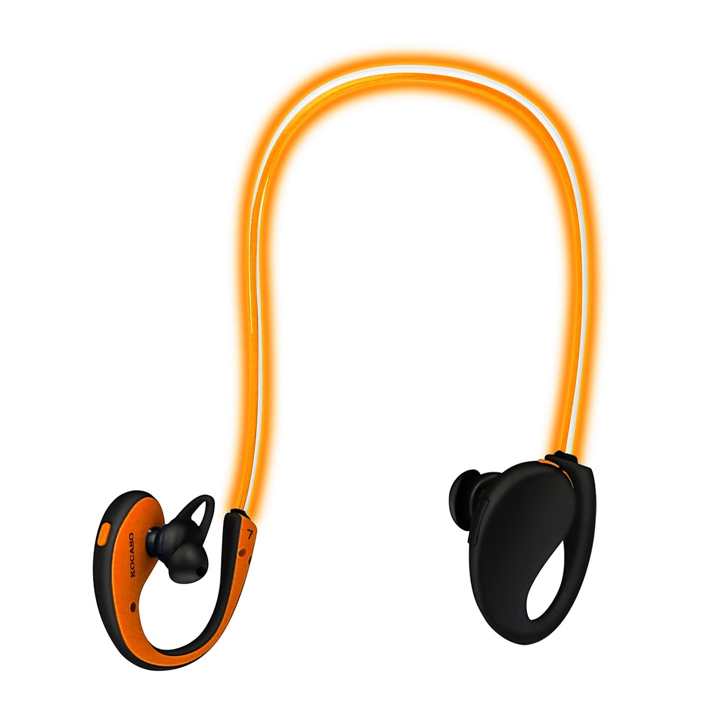 Wireless Sports Headsets Wireless V4.1 Neckband Earphones HD Stereo Sweat-proof Headphones Earbuds w/ LED Light Mic 8Hrs Work Running